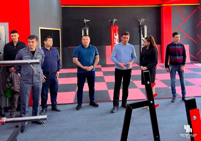 Tumanimizning “Yangi Umid” mahallasida fitnes zali ochildi
