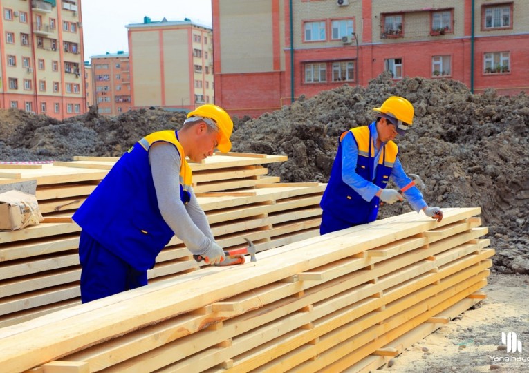 Туманимизда Республика бўйича энг кўп қувватга эга бўлган боғча қурилмоқда