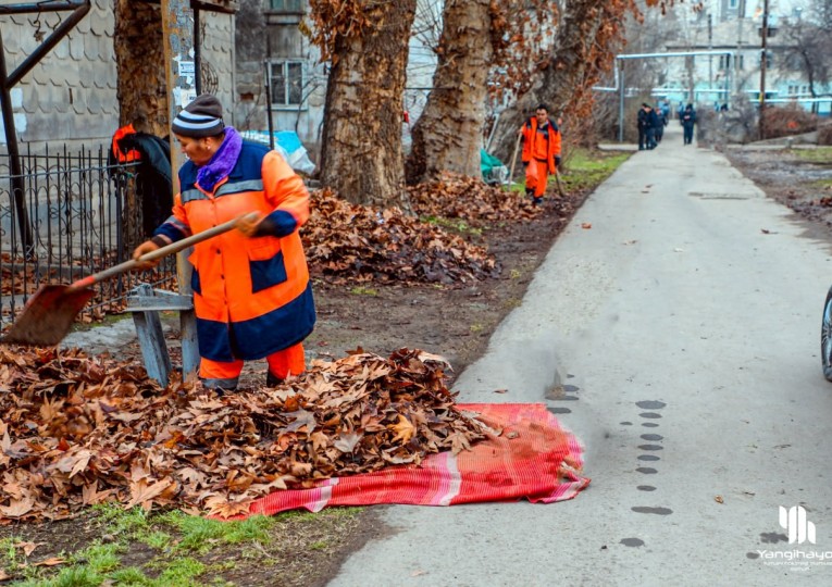 Янгиҳаётда ободонлаштириш ишлари давом етмоқда