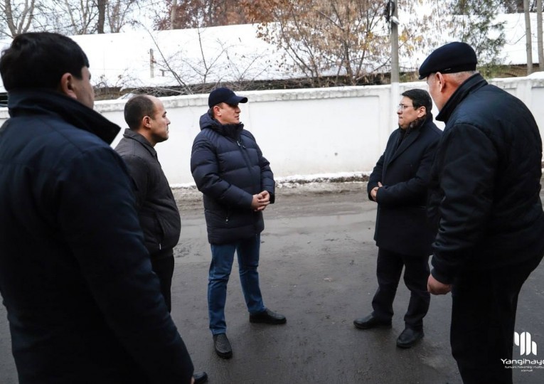 “Yangihayot tumani elektr tarmoqlari” korxonasida bo’lib, bugungi holat bo’yicha o’rganish ishlarini olib bordi