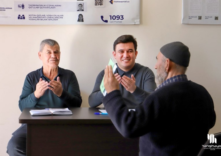 “Choshtepa” mahallasida fuqarolar bilan navbatdagi sayyor qabuli tashkil etildi