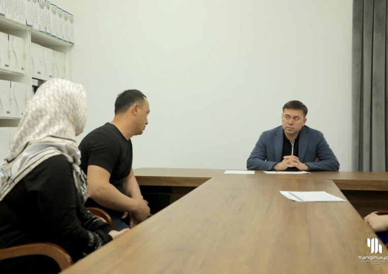 Туман ҳокимлиги биносида навбатдаги фуқаролар қабули бўлиб ўтди.