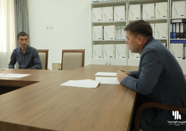 Туман ҳокимлиги биносида навбатдаги фуқаролар қабули бўлиб ўтди.