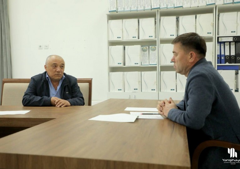 Туман ҳокимлиги биносида навбатдаги фуқаролар қабули бўлиб ўтди.