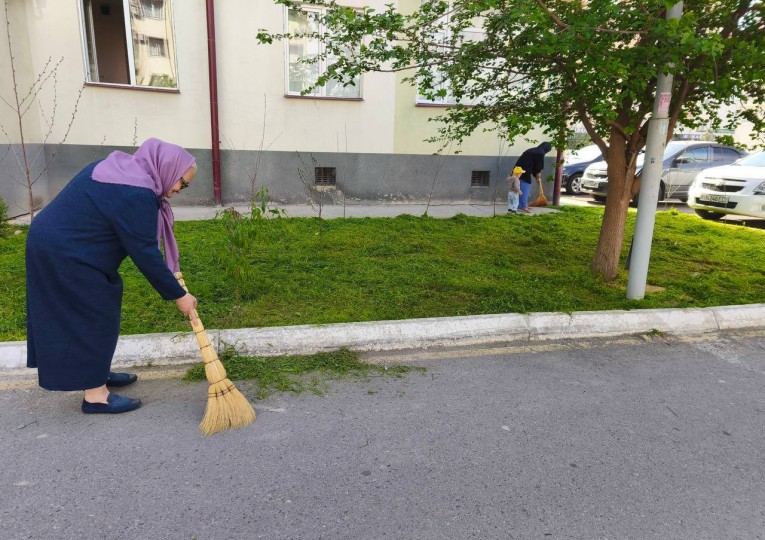 Туманимизнинг барча маҳаллаларида ҳашар тадбирлари давом этди.