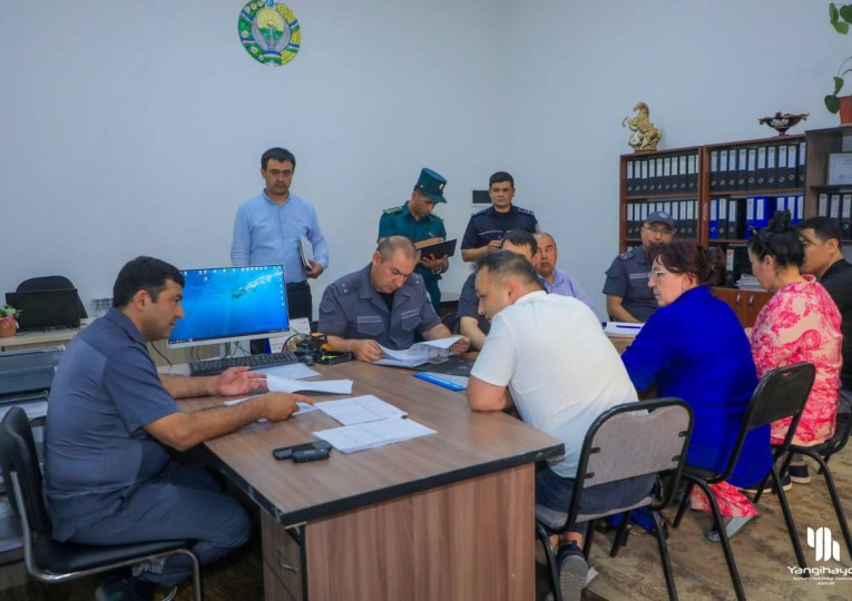 Yangihayot tumani prokurori, tuman IIO FMB boshlig'i...