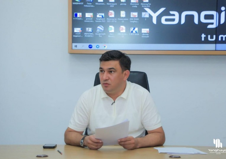 Туман ҳокими бошчилигида йиғилиш бўлиб ўтди