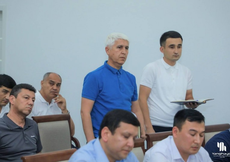 Туман ҳокими бошчилигида йиғилиш бўлиб ўтди