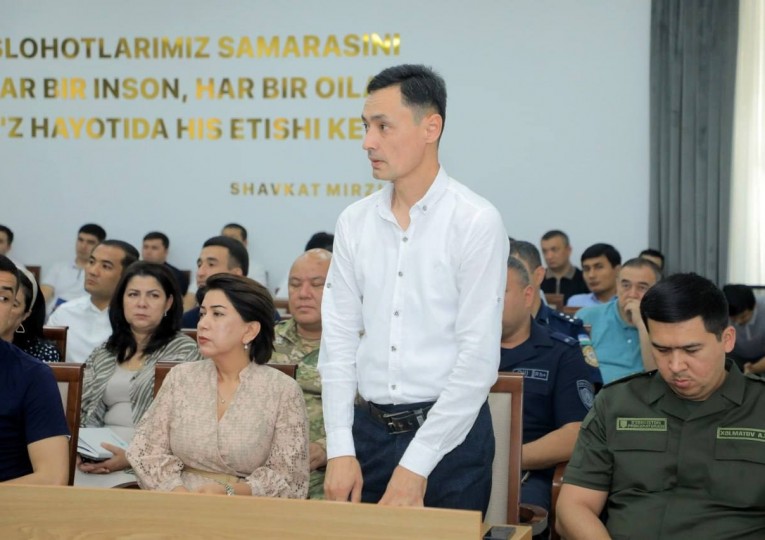 Бугун туман ҳокимлиги биносида...
