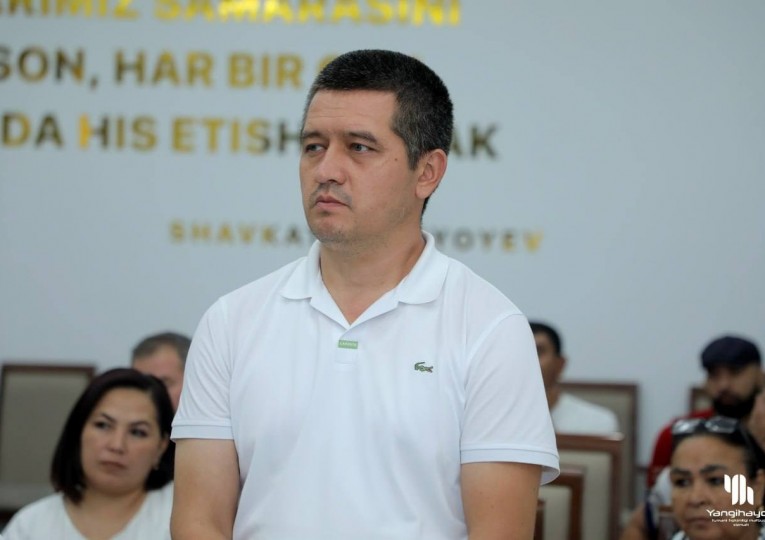 Бугун туман ҳокимлиги биносида...